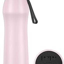 Pexpo Georgia 1000 ISI Certified Stainless Steel Sports/Fridge Sipper - 880ml | Rosy Brown | Single Walled Silicone Strap | BPA-Free | Leak-Proof | Suitable for Home, Office, Travel, Men, Women & Kids-23