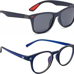 elligator Sunglasses Men Womens,Flexible Frame,for Driving Cycling Sports Sunlight Protection Photo selfie,Combo pack of 2 Sunglasses Articale Number Red_2024-24-picture-24
