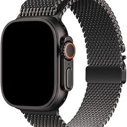 DailyObjects PulseMetal Watch Strap Compatible with Apple Watch Series 9/8/7 (45mm) | Series SE2/6/SE/5/4 (44mm) | Series10 46mm - (Watch not included)-image-26