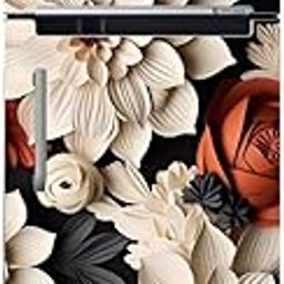 SD DECALS Fridge Wallpaper | Refrigerator Sticker | Full Double Door Fridge Stickers 25X60 Inch | Freeze | Decorative Double Door Fridges Waterproof Self Adhesive Vinyl (red)-image-59