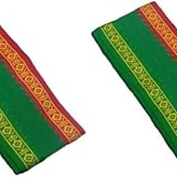 Cotton Men's Angavastram Towel || Pooja Gift for Iyer (Green) - Size:52x30 Inch (Pack of 2 Piece)-image-52