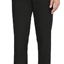 tahvo Men's Solid Slim Fit Long Length Trousers-picture-35