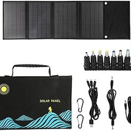 Solar Panel Bag Folding Sturdy Power Charging Bag for Hiking Camping Outdoor 40W-picture-21