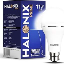 Halonix 11W Emergency Inverter Bulb | Rechargeable Emergency Led Bulb for Power Cuts | Backup : Upto 4hrs | Cool Day Light | Pack of 1 | Rechargeable Emergency light |-11