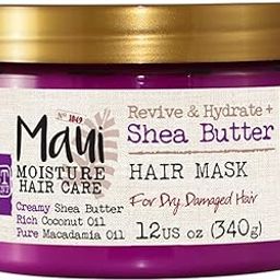 Maui Moisture Revive & Hydrate Shea Butter HAIR MASK x 340g DRY DAMAGED HAIR-image-37