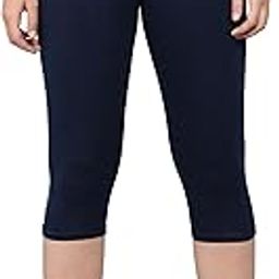PINKSHELL Plain Capri for Women - Active Workout Running Trendy Slim Fit Three Fourth Capri-image-40