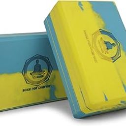 New Born For Comfort New Born For Comfort Yoga Blocks (Yellow, Blue Pack of 2)48-image-1