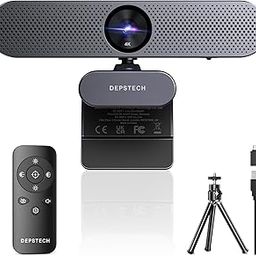 DEPSTECH 4K Webcam with Remote Control, Ultra HD Webcam with Microphones, Noise-Canceling, AutoFocus, Low-Light Correction, Privacy Cover, Web Camera for PC/Mac/Laptop/Desktop/Zoom/Teams-23
