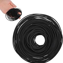 100 Pcs Recorder Rubber Belts Cassette Recorder Repair Maintenance Mix Flat Cassette Tape Machine Rubber Belts 40-135 mm Cassette Recorder Belts for DVD CD LD VCR Repeater Drives 1mm Width-25
