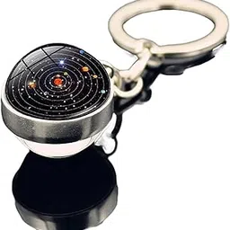taslar Solar System Planet keychain Accessories Pendant Globe Universe Planets Earth Mars Moon Sun Luminous Galaxy Glass Ball Key Chain Keyring Glow In The Dark-picture-42