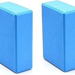 Inditradition High Density Moisture-Proof Form Yoga Block Brick, Pack of 2 (Blue)-picture-22