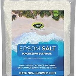 Epsom Salt 250g (Magnesium Sulphate) for Muscle Relief, Relieves Aches & Pains 100% Natural Natural Method Made-image-99