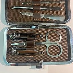 Releeva 7-in-1 Professional Manicure & Pedicure Kit – Premium Black Stainless Steel Grooming Tools Set with Designer Case-image-30