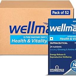 Wellman Multivitamin for Men – 30 Tablets (Pack of 52) | Daily Self-Care & Inner Wellness | With Panax Ginseng, Vitamins A, B, C, D & Essential Nutrients-image-78