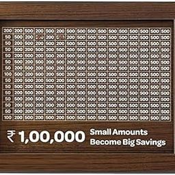 Wooden Piggy Bank for Kids & Adults, Coin Box with Carved Design, Savings Box, Mini Bank, Wooden Coin Box, Money Bank Saver, Piggy Bank with Numbers-image-60
