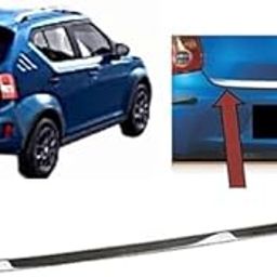 Auto C Dicky Chrome/Silver Crome Garnish for Boot/Diggi Patti for Maruti Suzuki Ignis| Diggi Patti | Silver Crome Garnish Enhance Back Look for Maruti Suzuki Ignis.-image-85