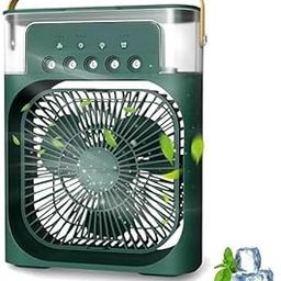 FOLKSBOXX Mini Cooler for Room Cooling Mini AC Portable Mini Fan Artic Cooler with 7 Colors LED Light, 1/2/3 H Timer, 3 Wind Speeds and 3 Spray Modes for Office,Home,Kicthen,Travel (Multicoloure)-15