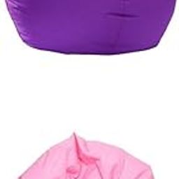 ARTISOUL® 2 Pieces Waterproof Stuffed Animal Storage Bean Bag Cover & Pink | Furniture | Bean Bags & Inflatables-image-49