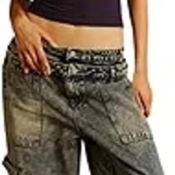 bonkers corner Tencel Blue Mirage Ribbed Modal Tank-picture-0