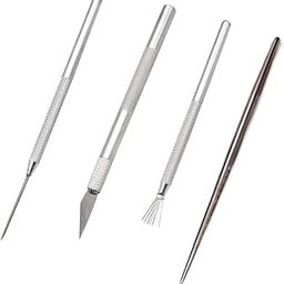 4-in-1 Needle Tools Set for Craft, Fondant Decorating-0