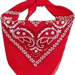Cotton Paisley Pattern Bandanas Square Scarf Headwear for Men an Women-image-11