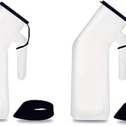 Ssanvi Urine Collector For Men & Women Unisex Urinal Pot For Bed Patient Toilet Accessories Urine Pot For Women Bed, Men, Old People Urine Collector Premium Quality (Pack OF 2), White-image-62