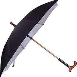 Brand Walking Stick 2-in 1, UV protective, Auto Open Umbrella-image-53