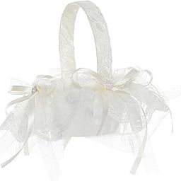 Meadawgs®Wedding Basket with Handle Flower Girl Basket for Celebrations Ceremony Cafe|Home & Garden | Wedding Supplies | Ring Pillows & Flower Baskets|1 Flower Girl Basket-image-11
