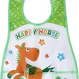 Pokory Baby Bibs for feeding kids Bib with Washable Nylon material-17
