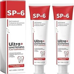 New Sp-6 Toothpaste, Brightening & Stain Removing probiotic whitening toothpaste, Teeth Whitener Toothpaste, Natural Tooth Whitener (2Pcs)-image-35
