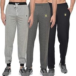 Regular Fit Multicolor Men Pyjamas (Pack of 3)-MACK630757-34