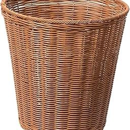 Woven Wastebasket Multipurpose Wicker Trash Can for Nursery Kitchen Playroom|Home & Garden|Household Supplies & Cleaning|Laundry Supplies|Hampers-image-13