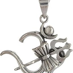 Silvertree925 Religious Om Pendant in Pure Sterling Silver-image-62