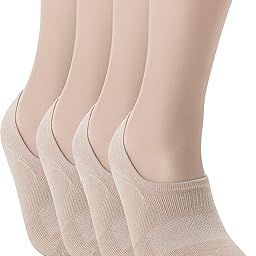 Unisex No Show Flat Cushion Athletic Cotton Sneakers Sports Socks-image-5