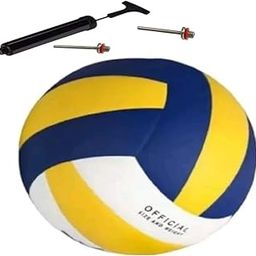 Swastik Enterprises Synthetic Leather Volleyball for All Surfaces | Waterproof | with Needle and Pump-image-96