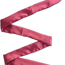 Satin hair ribbon | Long Satin Headband with Angled Ends| Pure Satin Multifunctional Bow Tie| Neck Tie| Choker Ponytail Holder Tie| Satin Scarves-1Psc-image-41