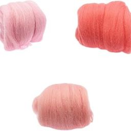 CALANDIS™ 3Pcs/lot Handmade 10g Soft Wool Roving Fibre for Needle Felting Materials | Roving Wool & Fibers | Spinning & Felting | Needlecrafts & Yarn-2