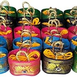 Fancy Thamboolam Turmeric and Kumkum with Thali Thread | Return Gift Set | Traditional | Pack of 20-image-19