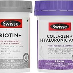 Swisse Collagen & Biotin Combo - Collagen + HA (30 Tablets) & Biotin (30 Tablets)-7