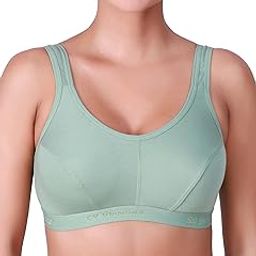 skdreams 563 Cotton Seamed Non Padded Full Coverage Non-Wired Women Sports Bra-picture-17