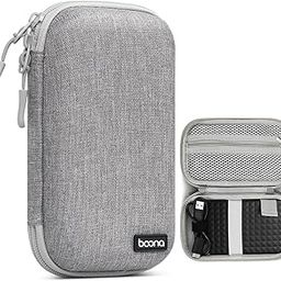 Zeitel® Premium Durable Carrying Case for Seagate & WD 2.5-Inch Hard Drives - Stylish Grey Travel Bag with Soft EVA Lining, Elastic Belt & Mesh Pocket for Accessories & USB Cables-image-49