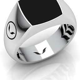 Hydra Mens Rings Silver 925 Rings For Men Pure Silver 925 Rings For Men Black Onyx Rings Mens Gift for Men Boyfriend With Certificate of Authenticity and 925 Stamp-image-38