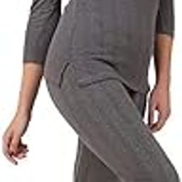 Women's Thermal Set 3/4th Sleeves Top and Bottom Female Thermal/Ladies Thermal Set-image-96