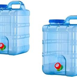 MERISHOPP Water Container with Hose Brush Water Carrier for Driving Picnic Backpacking 20 L| Sports Equipment | Outdoor Sports Gear | Exercise Gear-image-90
