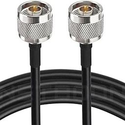 NBR N Male to N Male Plug RF Connector Coaxial Jumper Extension Antenna Cable with Flexible RG 58 Low Loss Wire for 4G 5G LTE ADS-B/Ham/GPS/WiFi/RF Radio Surge Arrester Modem- 40 Mtr.-image-44