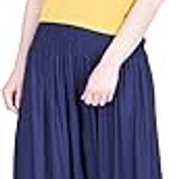 Women's Rayon Harem Pant | Harem Pant for Women | Patiala Pants | Afghani Salwar Palazzo | Comfortable & Regular Fit Pants for Yoga, Dancing - Free Size (in, Numeric, 30, Regular, Blue)-image-49