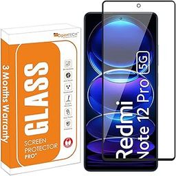 OpenTech Tempered Glass Screen Protector Compatible For Xiaomi Redmi Note 12 Pro/Note 12 Pro Plus/Note 12 Discovery With Edge To Edge Coverage And Easy Installation Kit for Smartphone-79