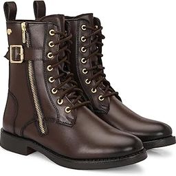 Women Brown Ankle derby western boots 61912-image-18