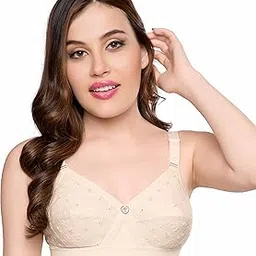 trylo Women's Cotton Padded Wire Free Non-Wired Full-Coverage Bra-picture-17