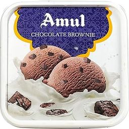 Amul Ice Cream, Chocolate Brownie, 1L-4